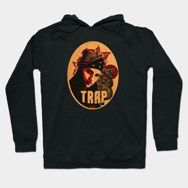 Trap Girl Music Hoodie by CTShirts